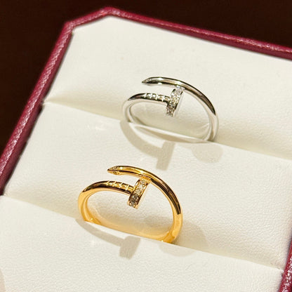 [Elite]JUSTE 1.8MM HALF DIAMOND RING