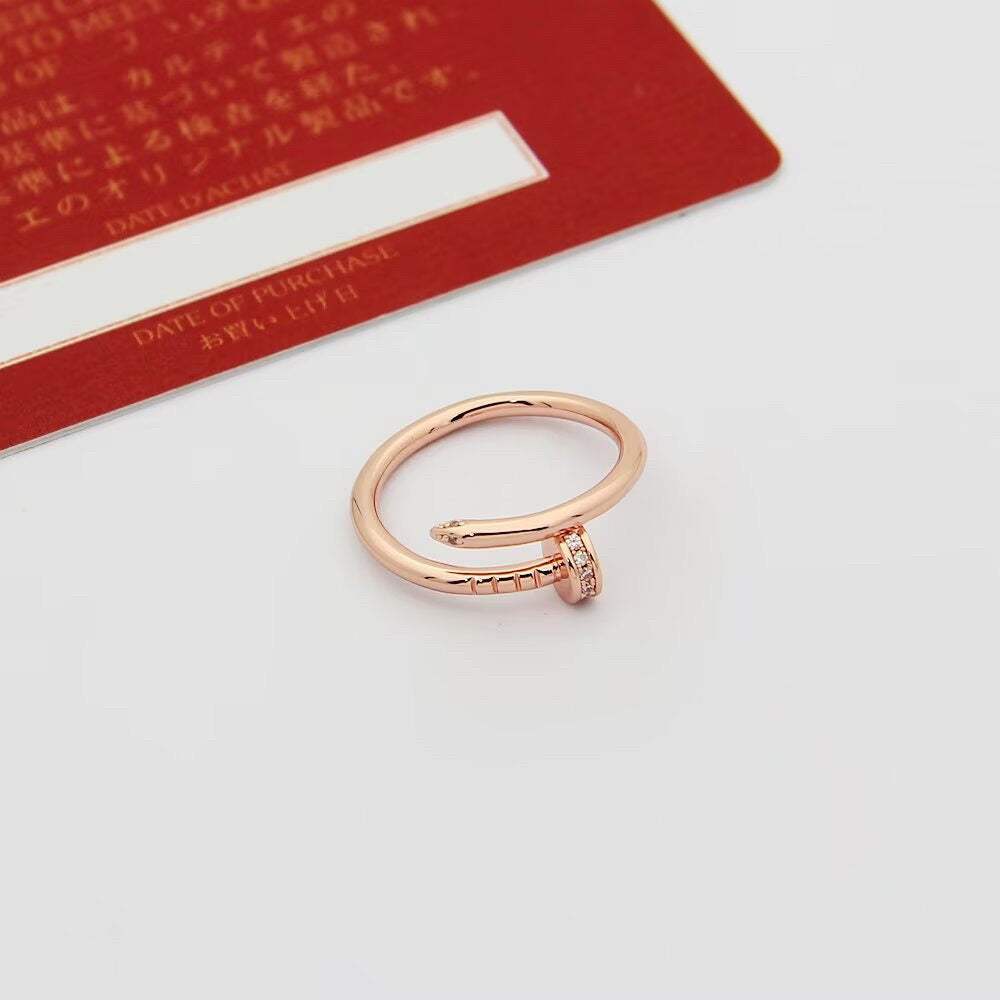[Elite]JUSTE 1.8MM HALF DIAMOND RING