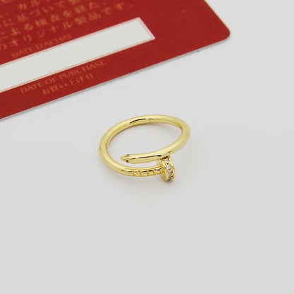[Elite]JUSTE 1.8MM HALF DIAMOND RING