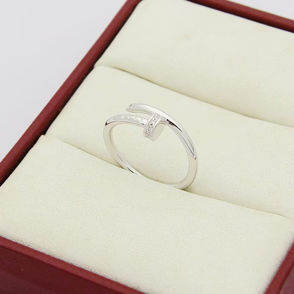 [Elite]JUSTE 1.8MM HALF DIAMOND RING