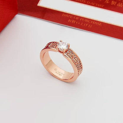 [Elite]LOVE RING 3.6MM 1 BIG DIAMOND FULL DIAMOND