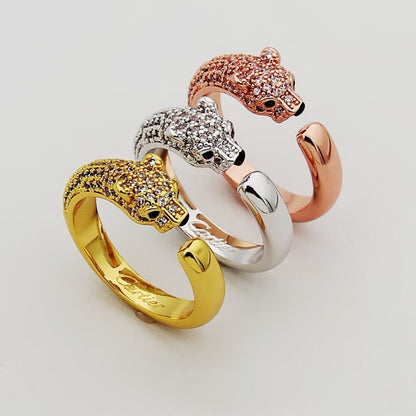 [Elite]PANTHERE HALF DIAMOND SMALL RING