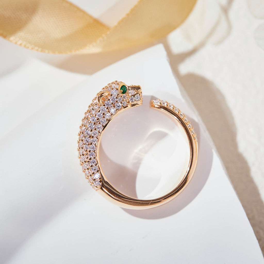 [Elite]PANTHERE FULL DIAMOND SMALL RING