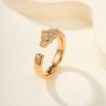 [Elite]PANTHERE HALF DIAMOND SMALL RING