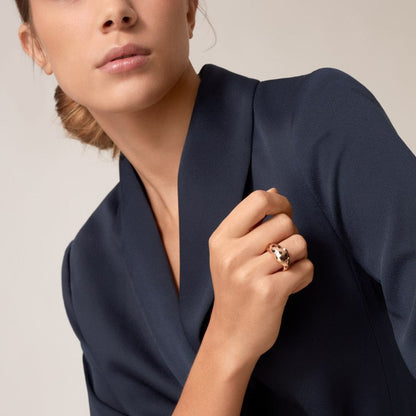 [Elite]PANTHERE SPOTTED MEDIUM RING