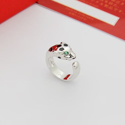 [Elite]PANTHERE SPOTTED MEDIUM RING