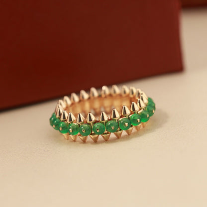 [Elite]CLASH 7.9MM AGATE CHALCEDONY RING