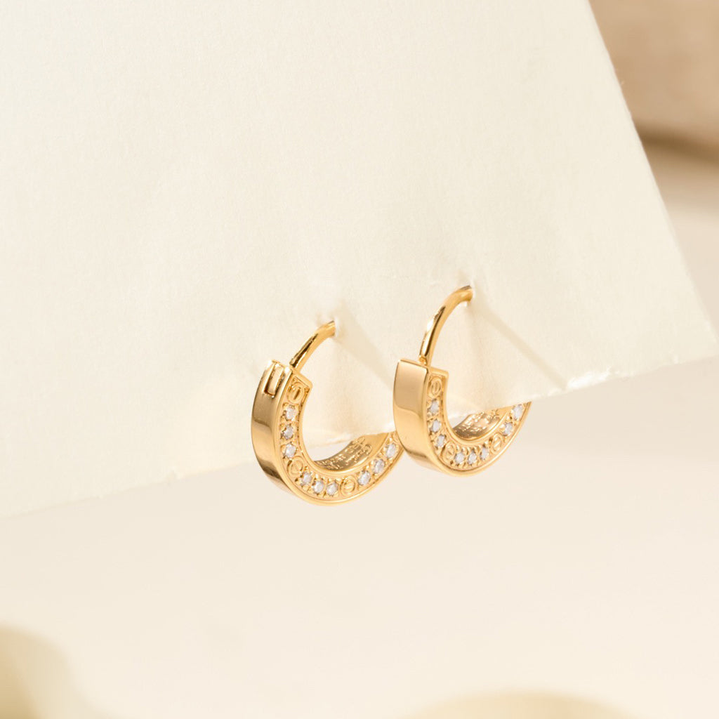 [Elite]LOVE DIAMOND EARRINGS
