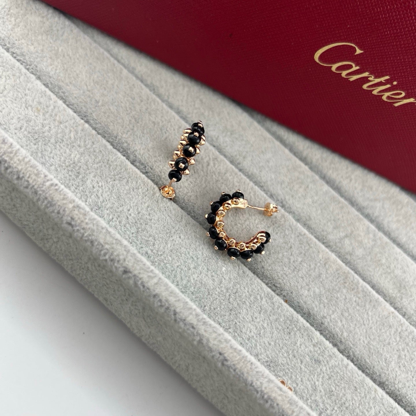 [Elite]CLASH 7.9MM AGATE CHALCEDONY EARRINGS
