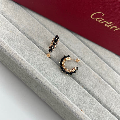 [Elite]CLASH 7.9MM AGATE CHALCEDONY EARRINGS