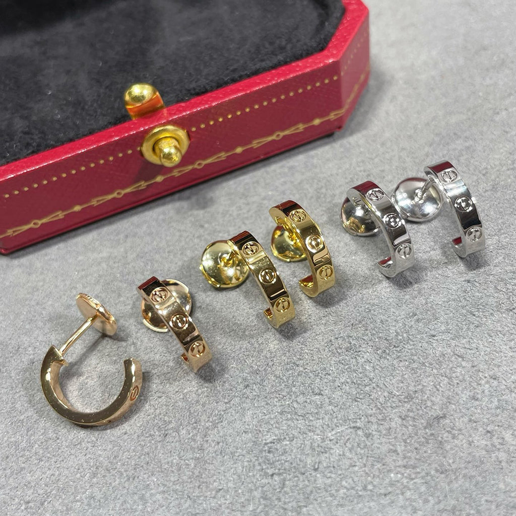 [Elite]LOVE EARRINGS 2.65 MM NO DIAMOND SMALL