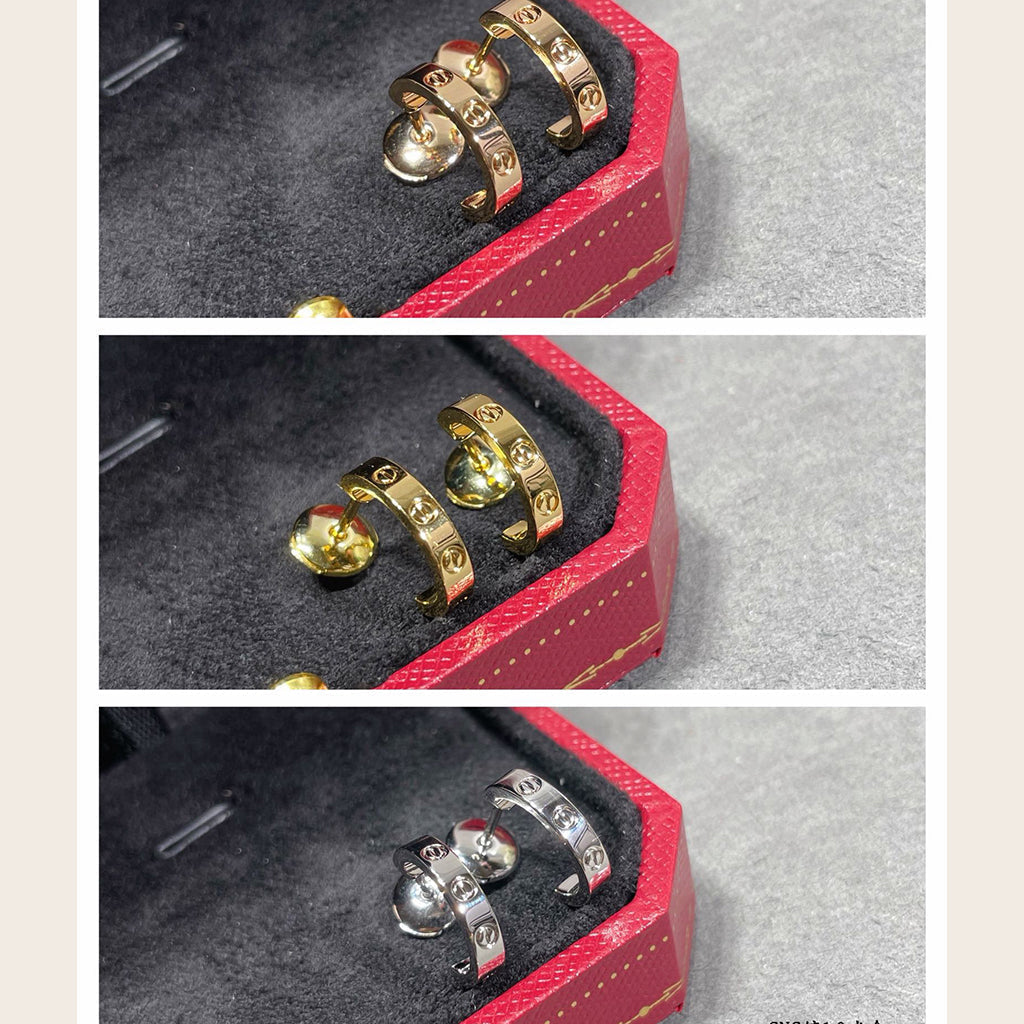 [Elite]LOVE EARRINGS 2.65 MM NO DIAMOND SMALL