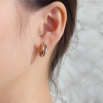 [Elite]TRINITY ON DIAMOND CLASSIC EARRINGS