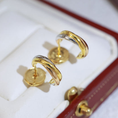 [Elite]TRINITY ON DIAMOND MINI EARRINGS