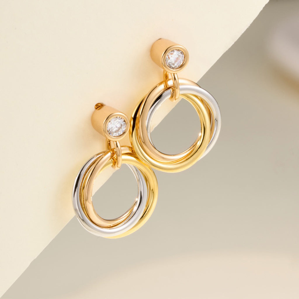 [Elite]TRINITY ON DIAMOND  EARRINGS