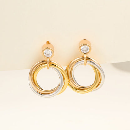 [Elite]TRINITY ON DIAMOND  EARRINGS