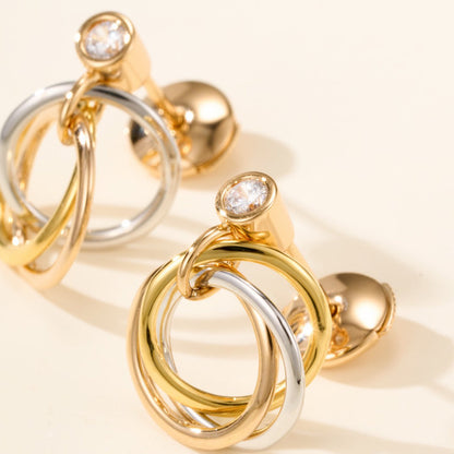 [Elite]TRINITY ON DIAMOND  EARRINGS