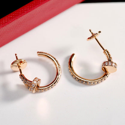 [Elite]JUSTE FULL DIAMOND SMALL EARRINGS