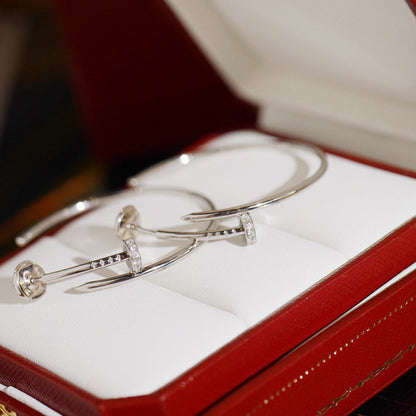 [Elite]JUSTE HALF DIAMOND LARGE EARRINGS
