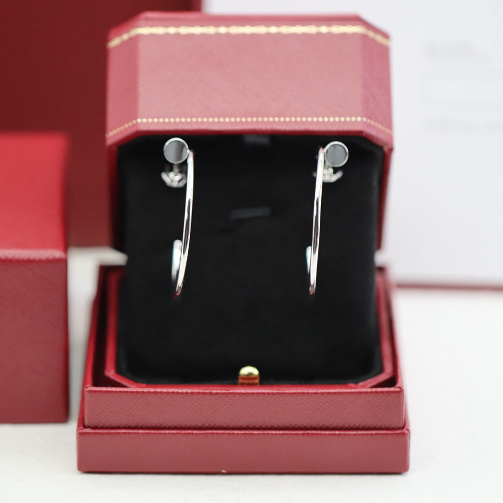 [Elite]JUSTE HALF DIAMOND LARGE EARRINGS