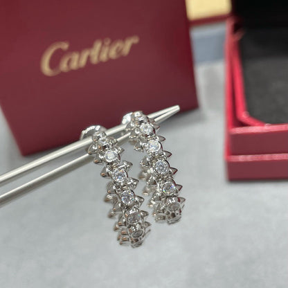 [Elite]CLASH FULL DIAMOND MEDIUM EARRINGS
