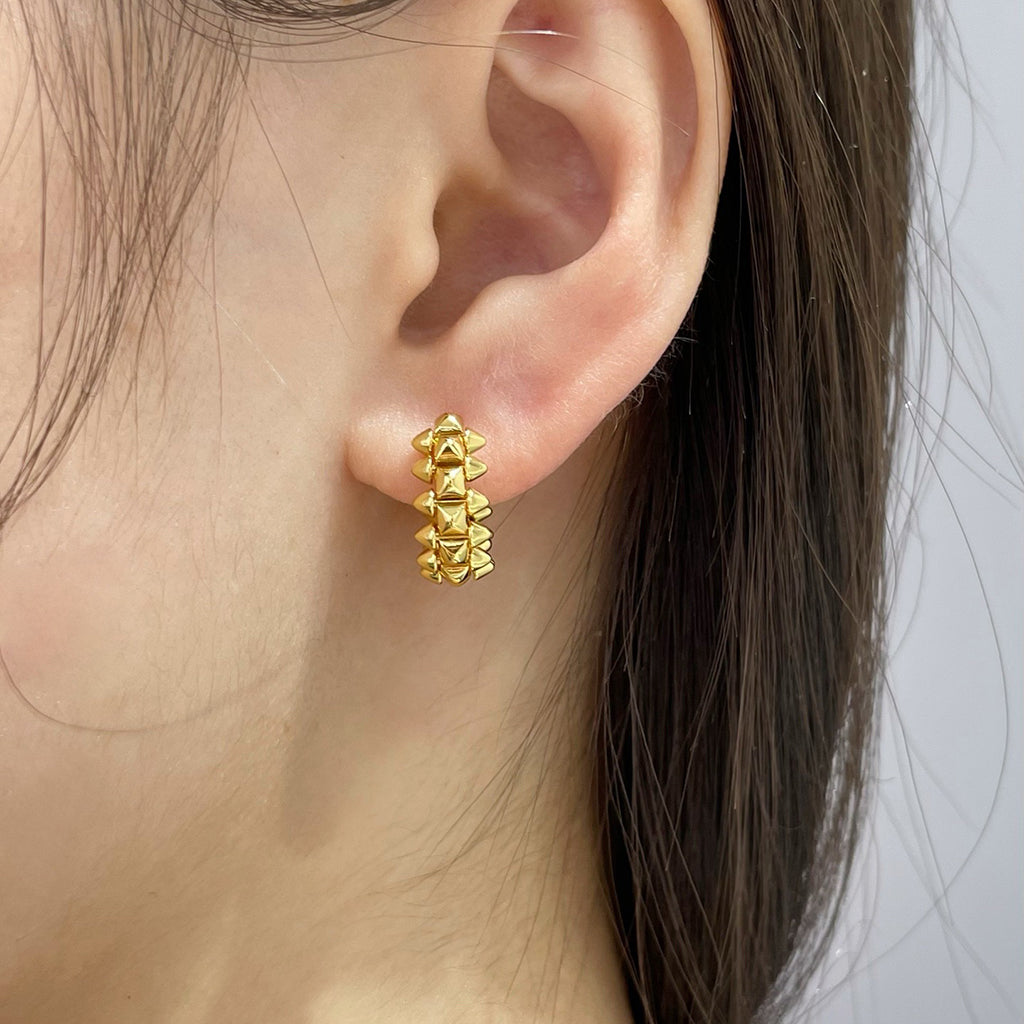 [Elite]CLASH MINI HOOP EARRINGS