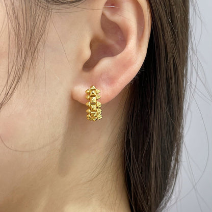 [Elite]CLASH MINI HOOP EARRINGS