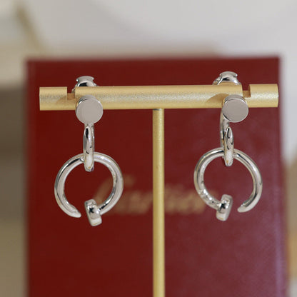 [Elite]JUSTE NO DIAMOND DOUBLE EARRINGS