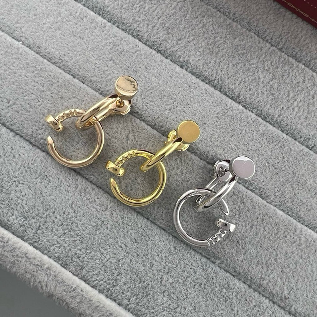 [Elite]JUSTE NO DIAMOND DOUBLE EARRINGS