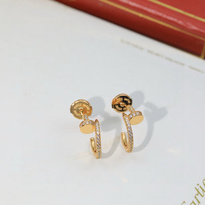 [Elite]JUSTE FULL DIAMOND DOUBLE EARRINGS