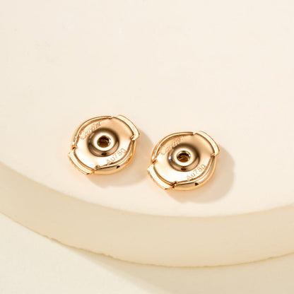 [Elite]JUSTE HALF DIAMOND DOUBLE EARRINGS