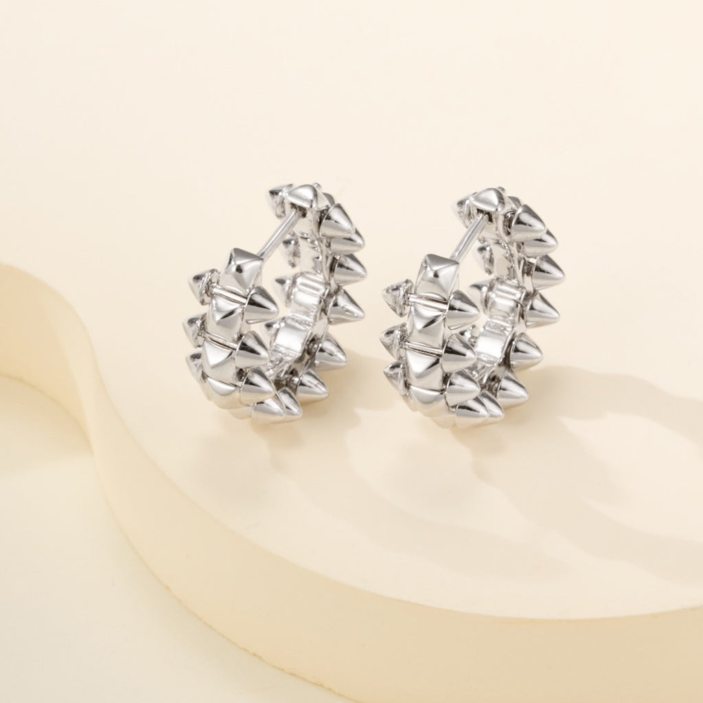 [Elite]CLASH MINI HOOP EARRINGS