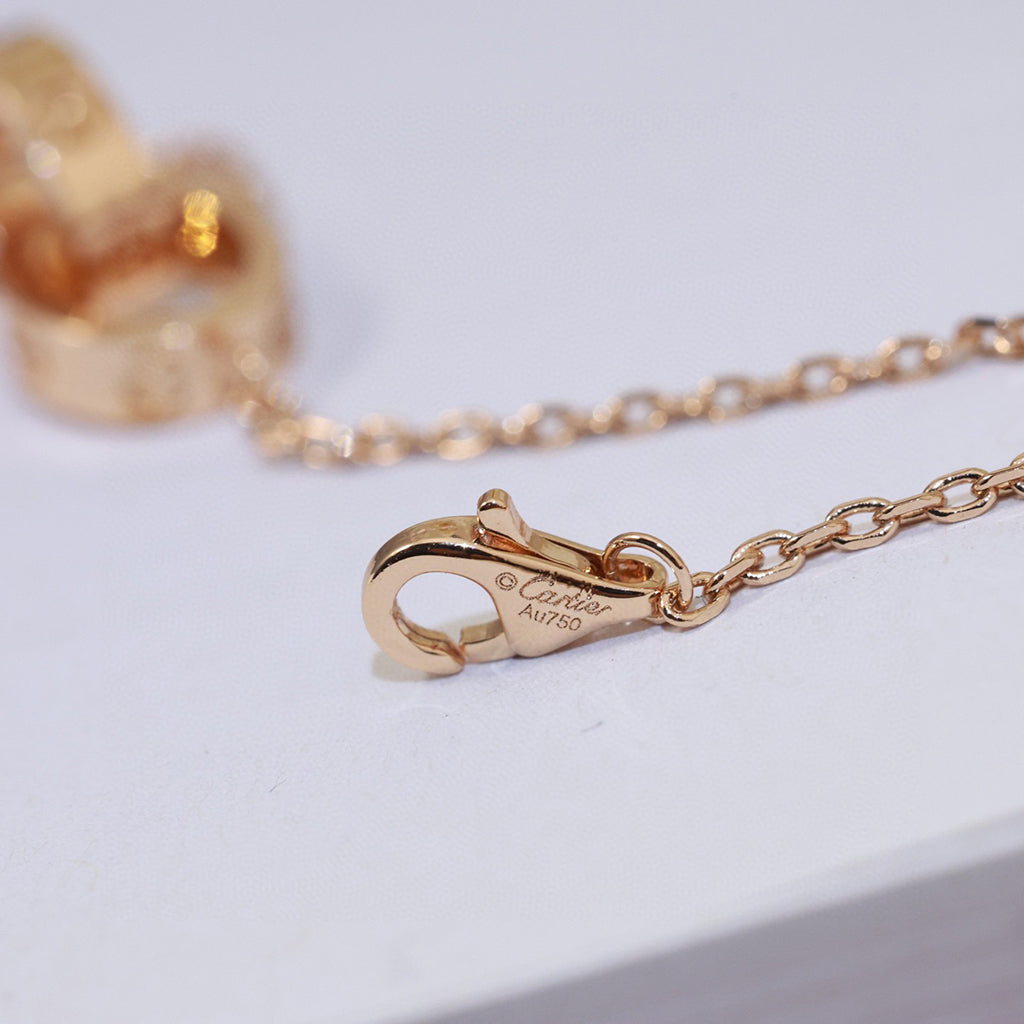[Elite]LOVE DOUBLE RING NECKLACE