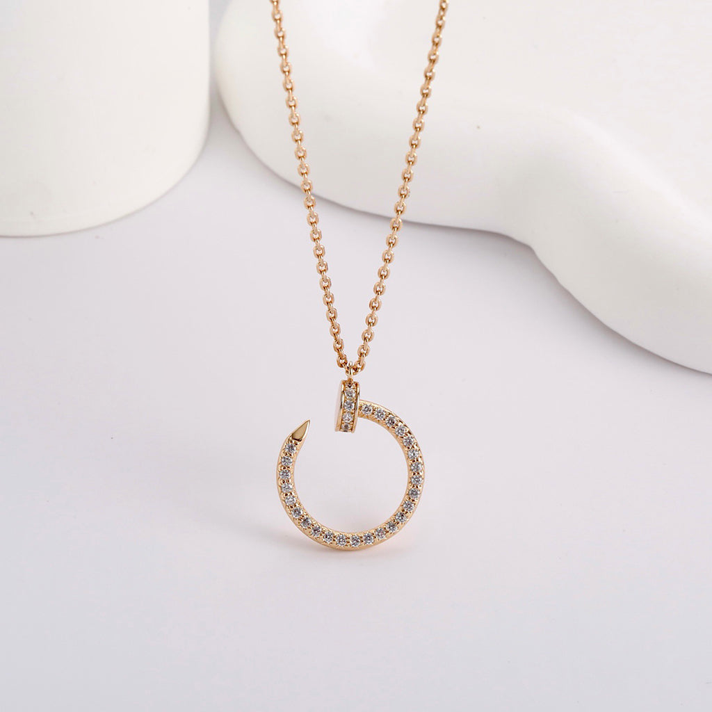 [Elite]JUSTE NECKLACE FULL DIAMOND