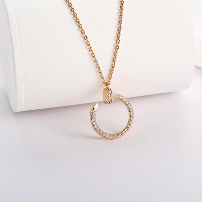 [Elite]JUSTE NECKLACE FULL DIAMOND