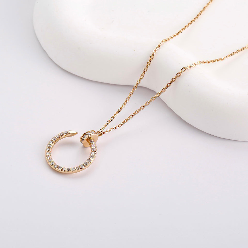 [Elite]JUSTE NECKLACE FULL DIAMOND