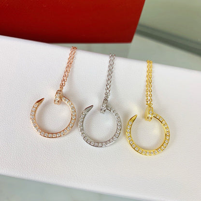 [Elite]JUSTE NECKLACE FULL DIAMOND