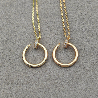 [Elite]JUSTE NECKLACE HALF DIAMOND