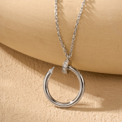 [Elite]JUSTE NECKLACE HALF DIAMOND