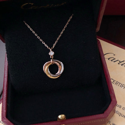 [Elite]TRINITY  NECKLACE 1 DIAMOND