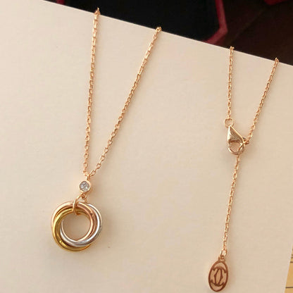 [Elite]TRINITY  NECKLACE 1 DIAMOND