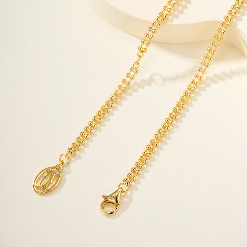 [Elite]TRINITY LARGE FULL DIAMOND  NECKLACE