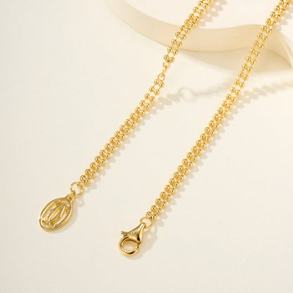 [Elite]TRINITY LARGE FULL DIAMOND  NECKLACE