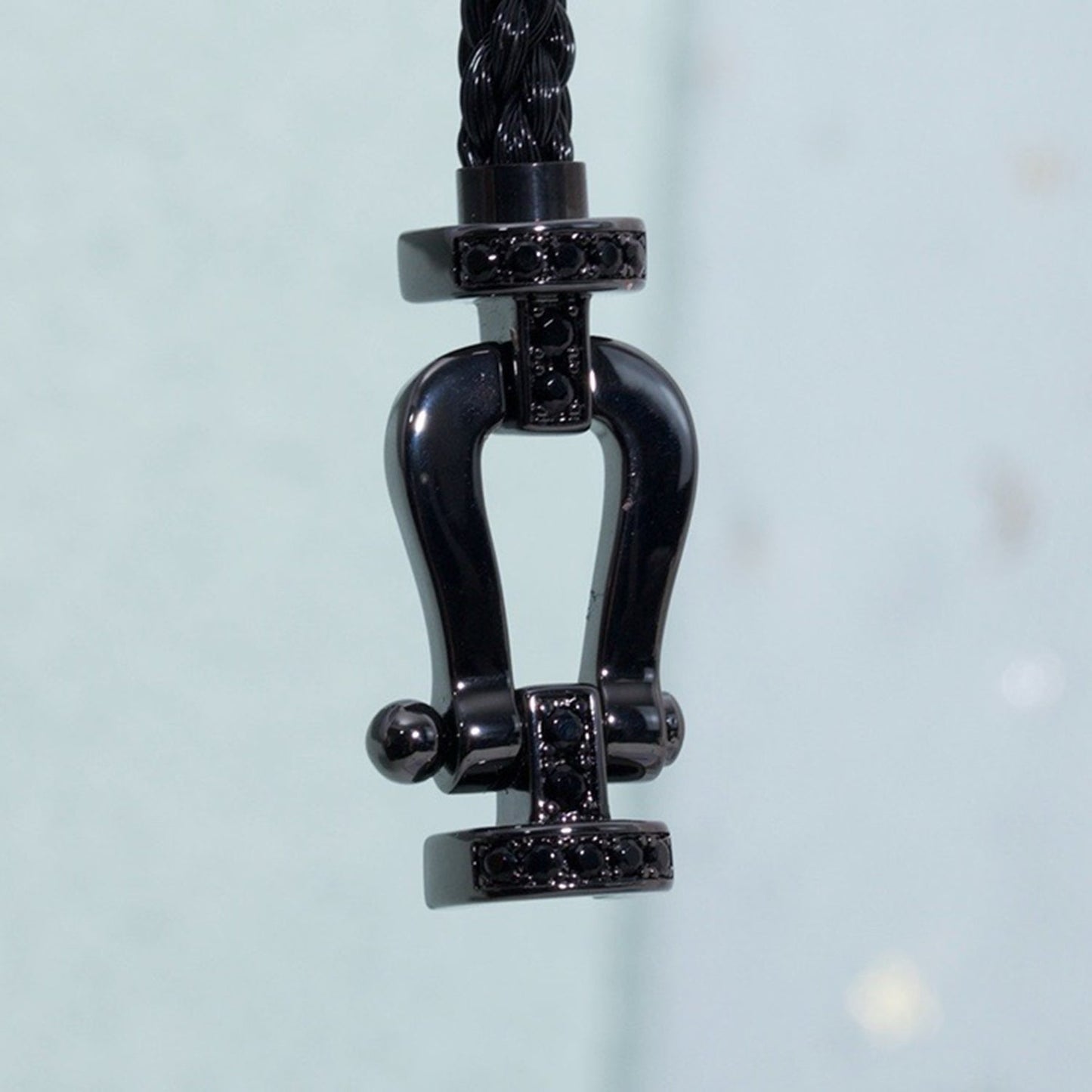 [Elite]FORCE LARGE SERIES HORSESHOE BLACK SAMURAI BRACELET