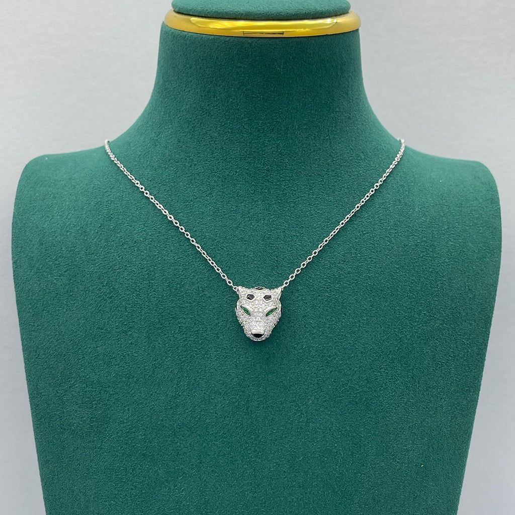 [Elite]PANTHERE FULL DIAMOND NECKLACE