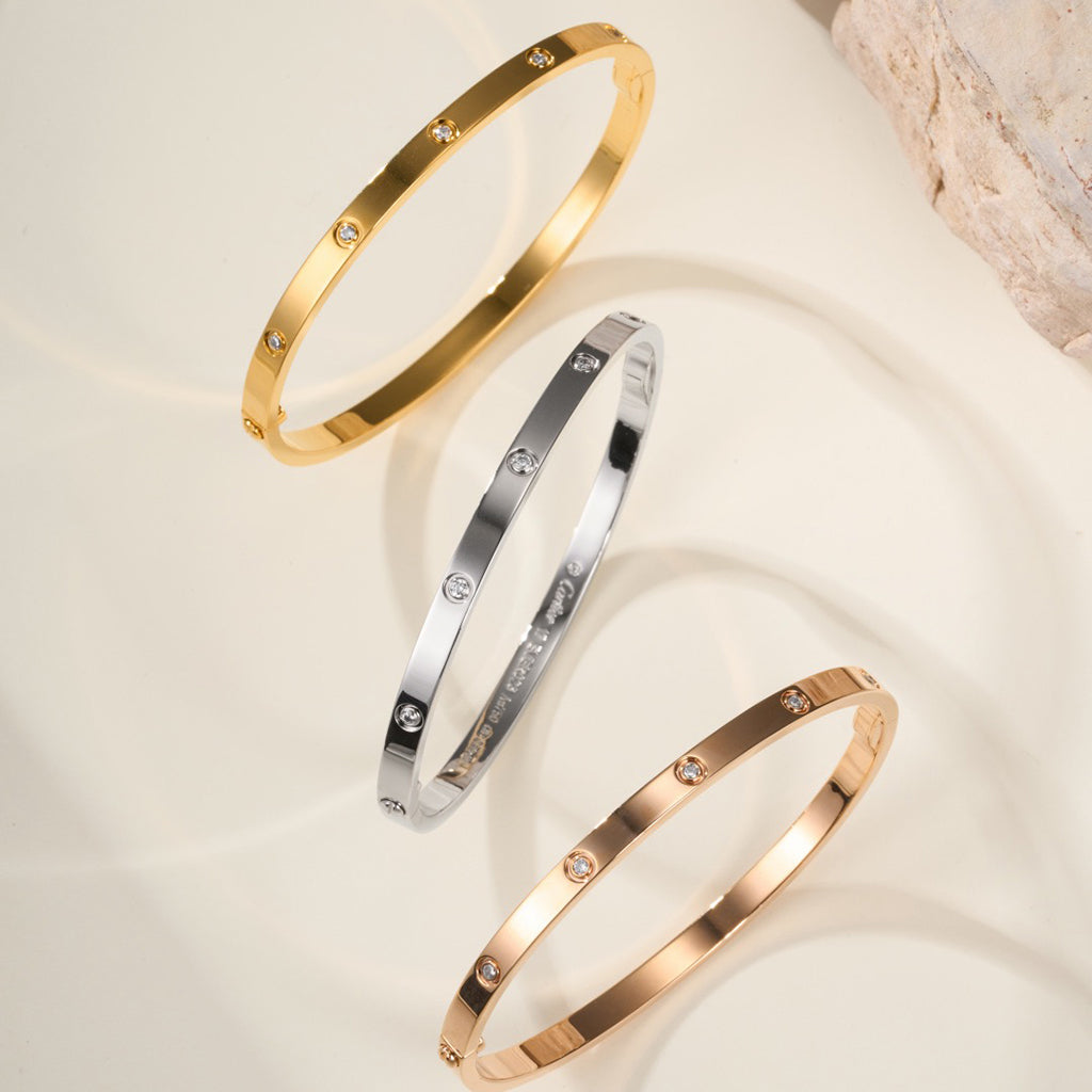 [Elite]LOVE BRACELET 3.65MM 10 DIAMONDS