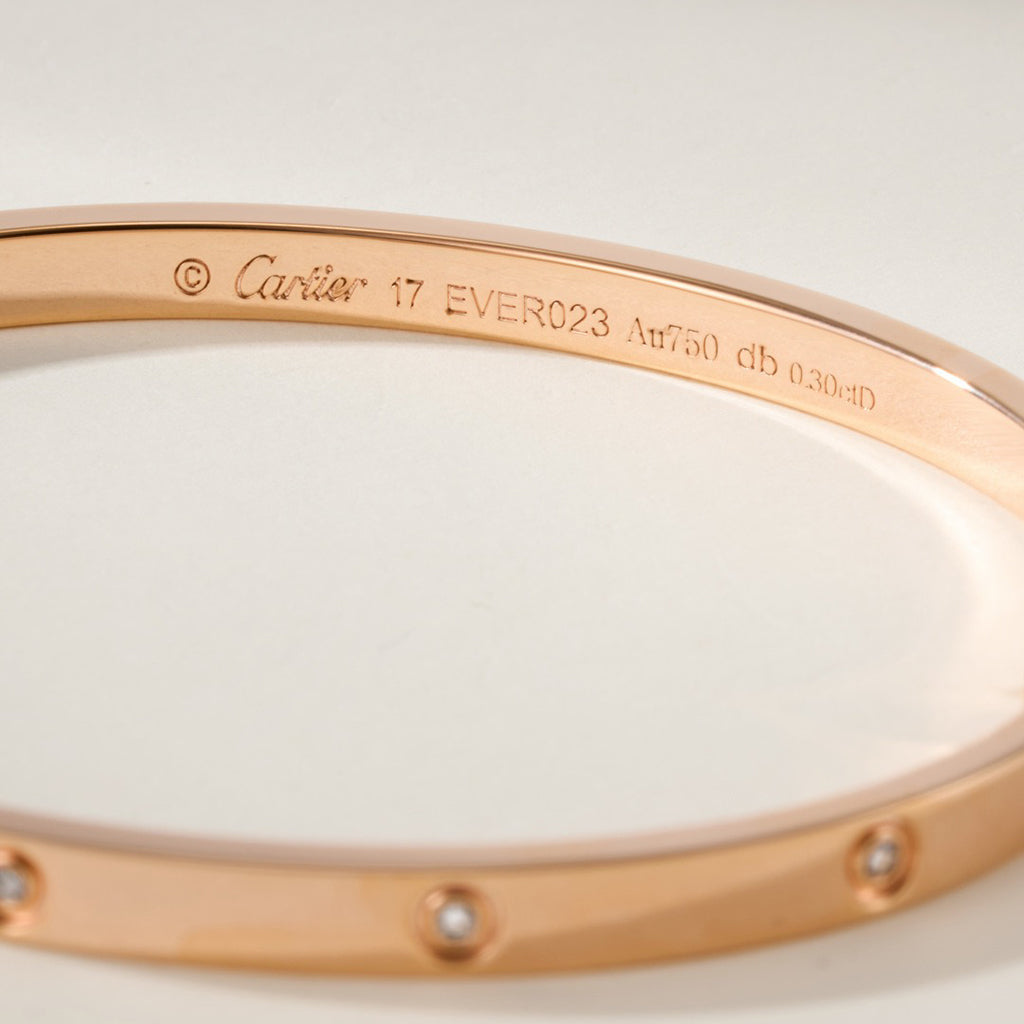[Elite]LOVE BRACELET 3.65MM 10 DIAMONDS