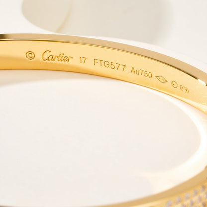 [Elite]LOVE BRACELET 4.8MM DIAMOND-PAVED