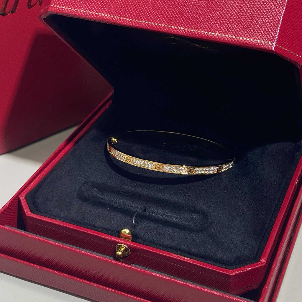 [Elite]LOVE BRACELET 3.65MM DIAMOND-PAVED