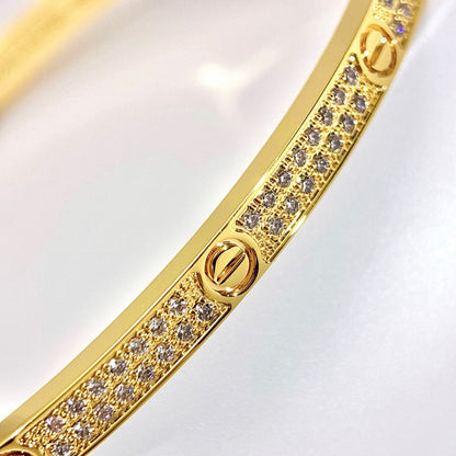 [Elite]LOVE BRACELET 3.65MM DIAMOND-PAVED